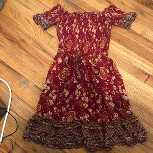 Boho Floral Dress
